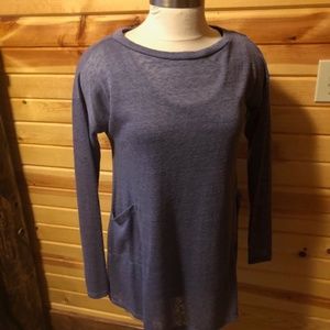 Heathered Periwinkle Tunic